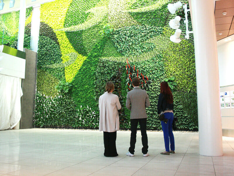 Edmonton Airport living wall