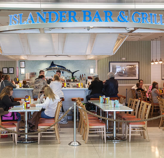 Fresh Airport Food: The best places to eat at Miami Int’l. Islander Bar & Grill.