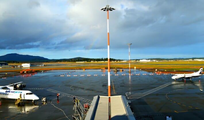 6am at Victoria Airport
