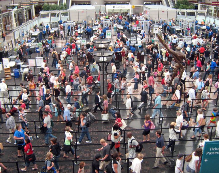 mindfulness at a busy airport.