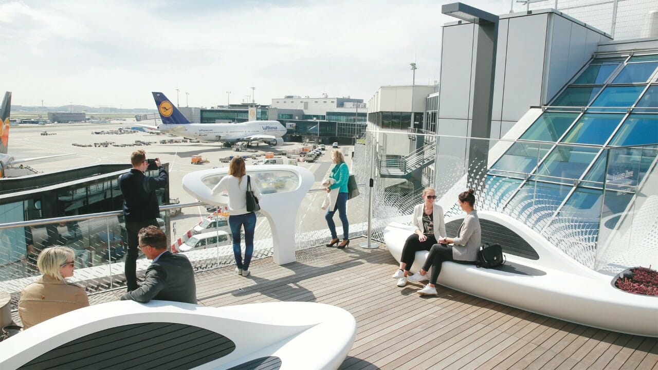Don't Miss The Inspiring New Rooftop Terrace at Frankfurt Airport