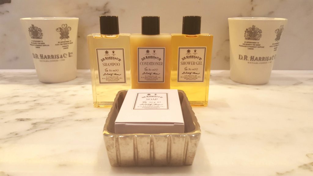 DR Harris & Co bath amenities