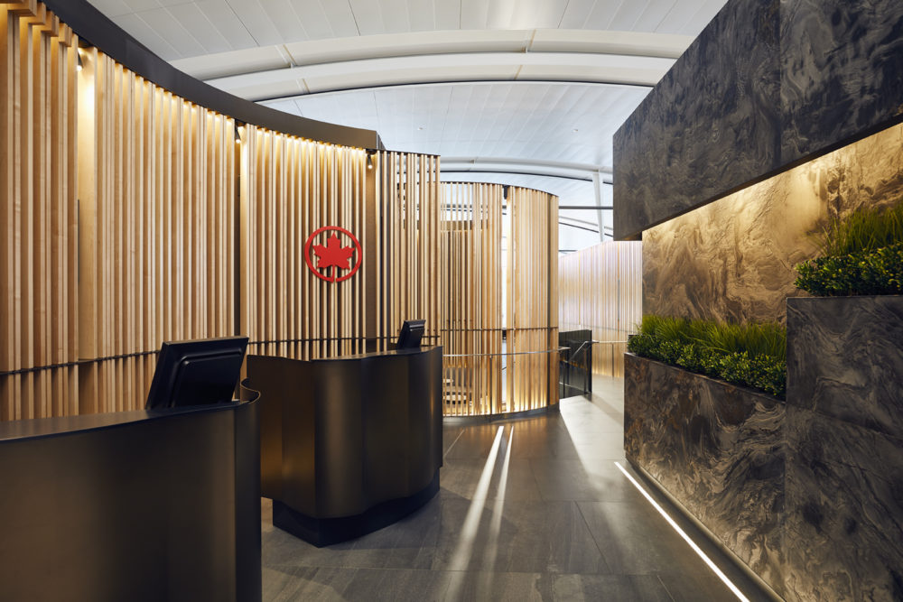 Air Canada Signature Suite entrance