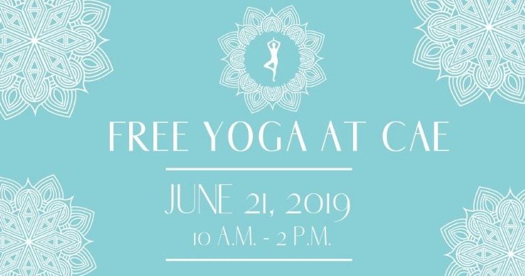 columbia airport free yoga